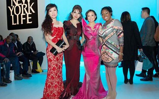 Em gái tỉ phú của Cẩm Ly dự show New York Fashion Week